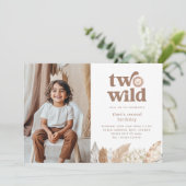 Invitation de photo de paysage sauvage pour deux p (Debout devant)