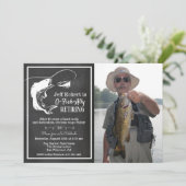Invitation de photo de retraite de pêche (Debout devant)