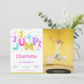 Invitation de photo de saut (Debout devant)