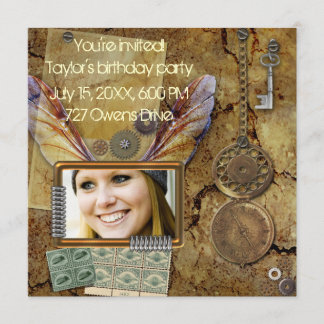 Invitation de photo de Steampunk