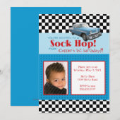 Invitation de photo de StyleBirthday des années 50 (Devant / Derrière)