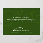 Invitation de photo de vacances de 5 po x 7 po (Verso)