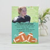 Invitation de photo des football (Debout devant)