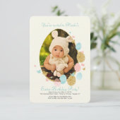 Invitation de photos sur le cadre des oeufs de Pâq (Debout devant)