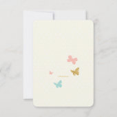 Invitation de photos sur le cadre des oeufs de Pâq (Dos)