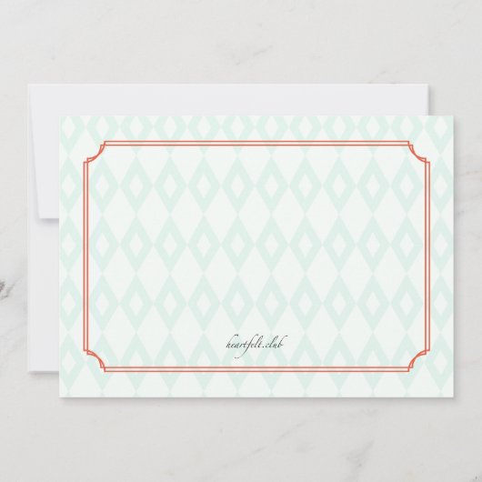 Invitation de Pictogramme de Bash d'été (Dos)