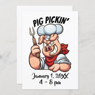 Invitation de PIG PICKIN