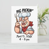 Invitation de PIG PICKIN (Debout devant)
