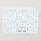 Invitation de pingouin - anniversaire de garçons (Dos)