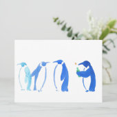 Invitation de pingouins (Debout devant)