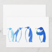 Invitation de pingouins (Devant / Derrière)