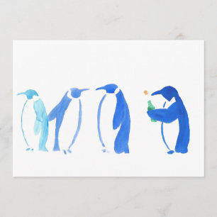 Invitation de pingouins