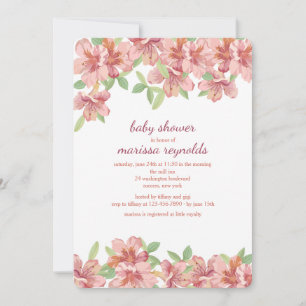 Invitation de Pink Azaleas