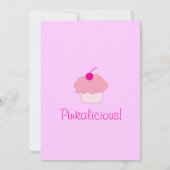 Invitation de Pinkalicious (Dos)