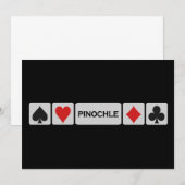 Invitation de Pinochle - personnaliser (Devant / Derrière)