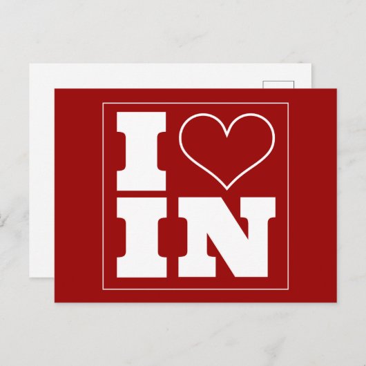 Invitation de pique-nique à Bloomington (IN) (Devant / Derrière)