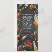 invitation de pique-nique bbq (Devant)