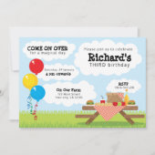 Invitation de pique-nique - Bright Beautity Day - (Devant)