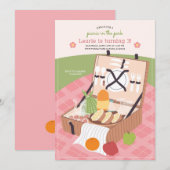 Invitation de pique-nique dans le parc (Devant / Derrière)