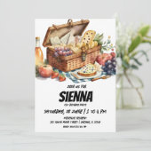 Invitation de pique-nique d'été (Debout devant)