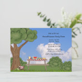 Invitation de pique-nique d'été (Debout devant)
