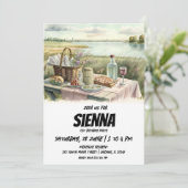 Invitation de pique-nique d'été (Debout devant)