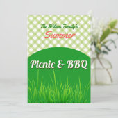 Invitation de pique-nique et barbecue (Debout devant)