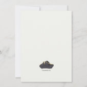 Invitation de pirate femme (Dos)