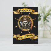 Invitation de Pirates Party (Debout devant)