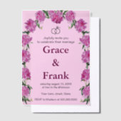 Invitation de pivoine. Invitation (Compenser)