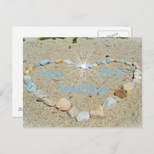 Invitation de plage (Devant / Derrière)