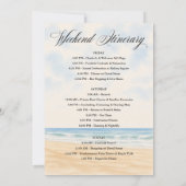 Invitation de plage côtière pour trinquer sur la c (Dos)