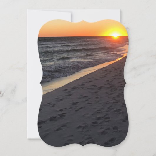 Invitation de plage de Floride (Devant)