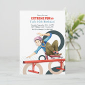 Invitation de plaisir extrême pour skateurs (Debout devant)