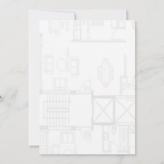 Invitation de plan d'étage (Devant)