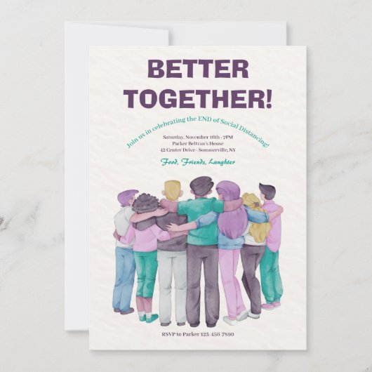 Invitation De Plus Ensemble (Devant)