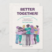 Invitation De Plus Ensemble (Devant / Derrière)