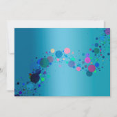 Invitation de points colorés (Devant)