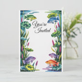 Invitation de poisson Cichlid Invitations de maria (Debout devant)