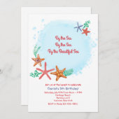 Invitation de poisson étoile (Devant / Derrière)