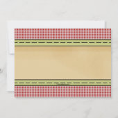 Invitation de pommes de sucrerie (Dos)