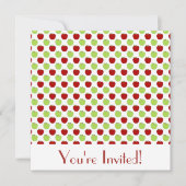 Invitation de pommes rouges et vertes (Devant)