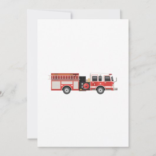 Invitation de pompier (Dos)