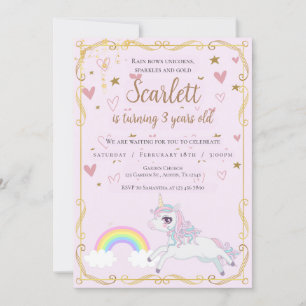 Invitation de Pony pour le 3ème anniversaire
