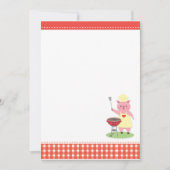 Invitation de porc de BBQ (Devant)