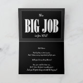 Invitation de PORTEUR DE Bague à nom personnalisé (Intérieur)