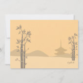 Invitation de position de yoga (Dos)