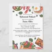 Invitation de potluck pour une fête de retraite él (Devant)