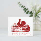 Invitation de poulets pour pique-nique, Marché fer (Debout devant)