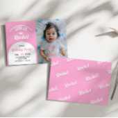 Invitation de poupée rose chaud, Fashion Doll Part